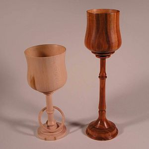 Sycamore & Cherry Goblets