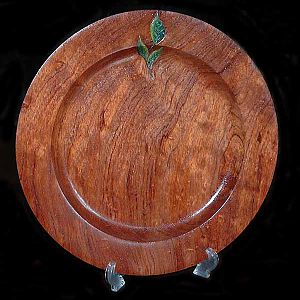 16" Bubinga Platter w/Carving