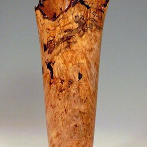 Walnut Burl Vase