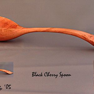 black cherry spoon