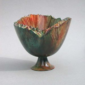 Coloured Pedestal Bowl