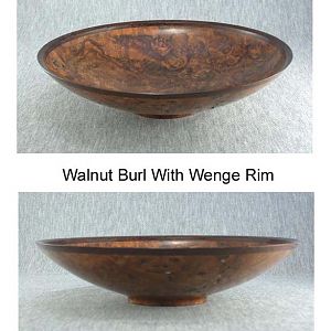Walnut Burl Bowl
