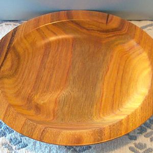 Red Canarywood plate
