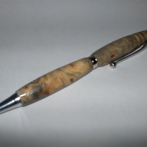 Buckeye Burl Platinum pen