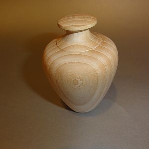 Hollow Form Vase with lid