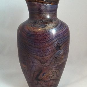 Natural Edge American Elm Vase