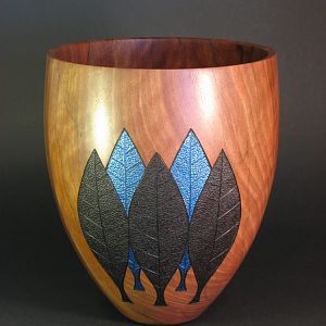 Black and Blue Vase 2