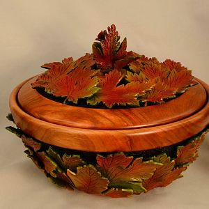 A pot filled with Fall