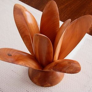 Wood Turned Flower
