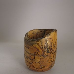 spalted maple vase