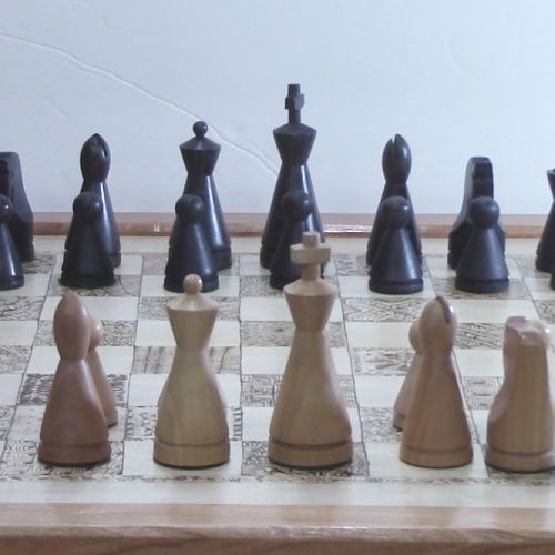 My Woodturned Chess Set