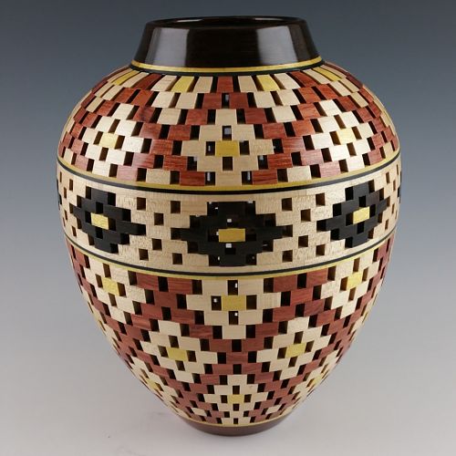 1711 Open Segmented Vase