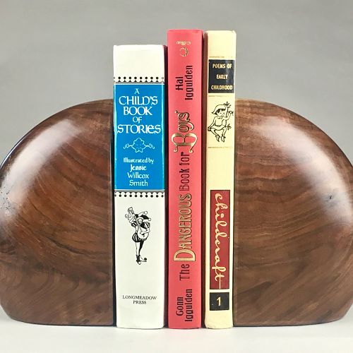 Woodturned Bookends