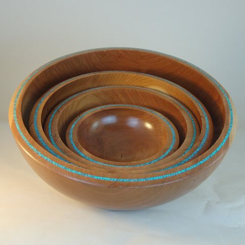 Nested Cherry Bowls
