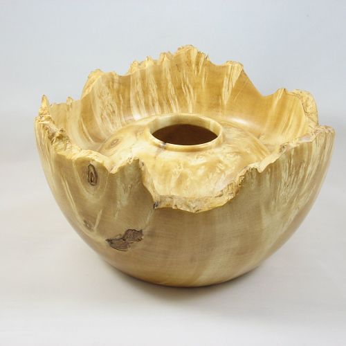 Bigtooth Maple Burl Hollow Form