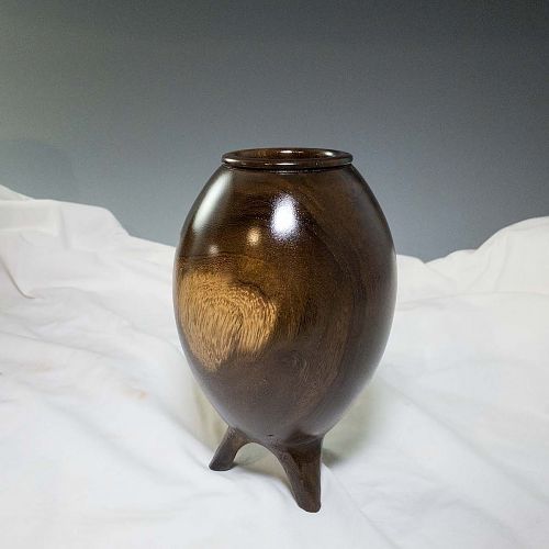 Pheasant Wood Vase
