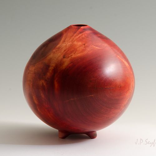 Footed Cherry Hollow Form