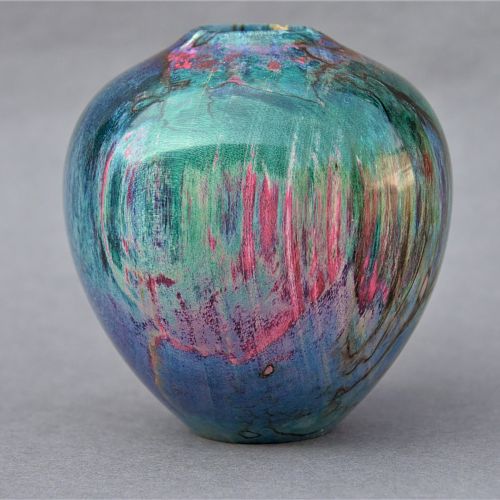Triple dyed and stabilized hollow form