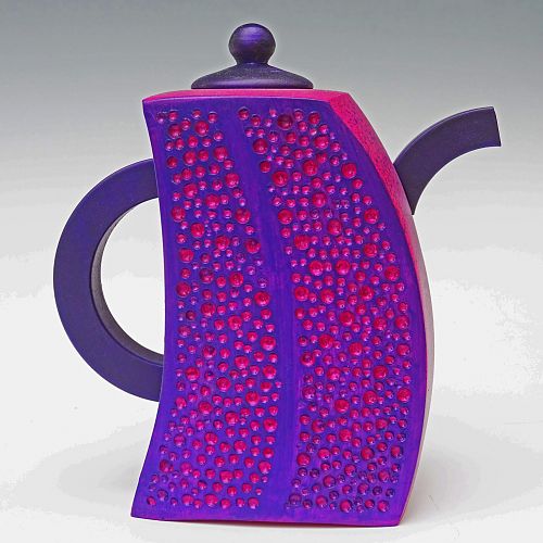 Purple teapot