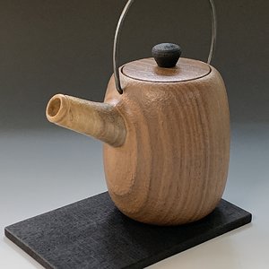 Walnut Teapot