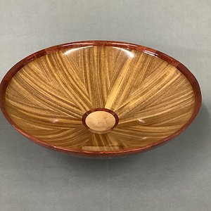 Afromosia Stave Bowl
