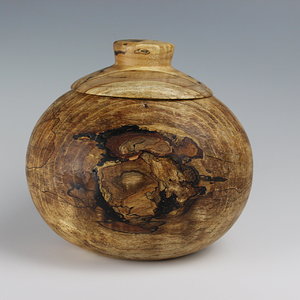 Hollow Form with Lid (second view)