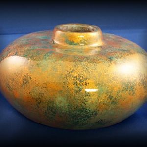 Faux Patina Hollow Form