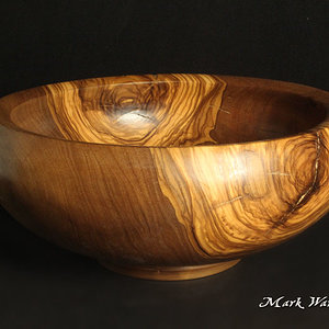 8" Bowl in Salvaged Olive