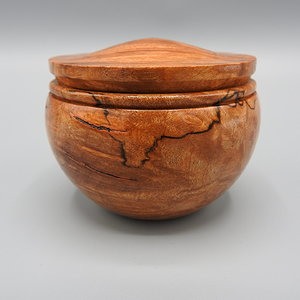 Spalted Maple Burl Lidded Box