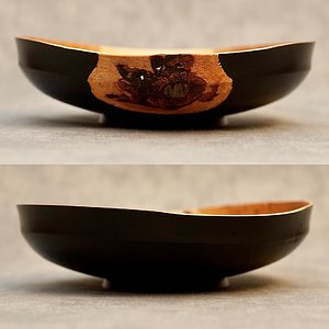 Black Cherry bowl - 5.5”d x 1.5”h