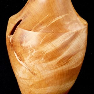 Maple Crotch Hollow Form