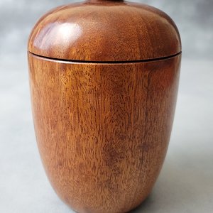 Mahogany Lidded Jar
