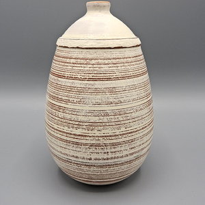 Aged Ceramic Hollow Vessel