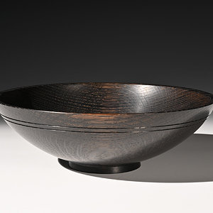 Blackened Oak bowl