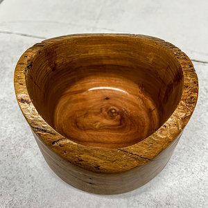 Apple wood bowl