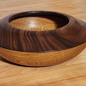 Walnut and white oak "discount hollow form"