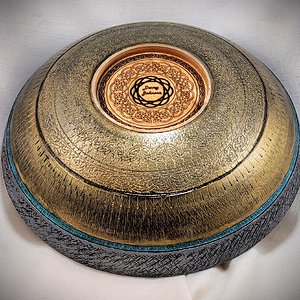 Textured and Engraved Bowl Bottom