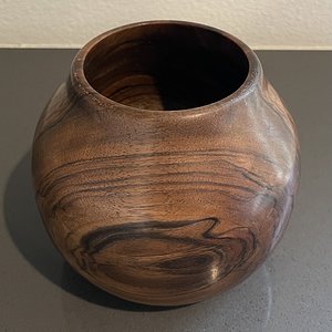English walnut bowl