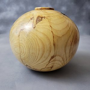 Spalted Ash Hollow Form