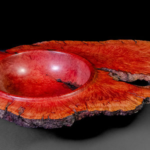 Red Winged Burl Bowl