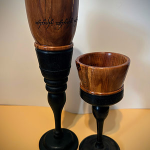 His and hers fantasy goblets