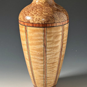 Stave constructed Vase