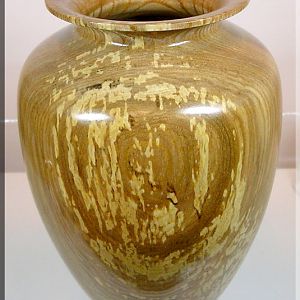 Curly Spalted Ash? Vase 3