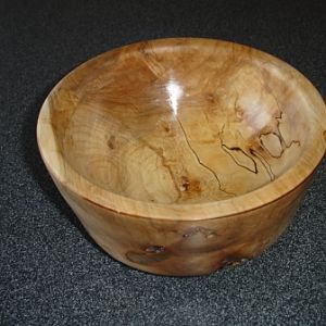 Spaulted Maple Bowl