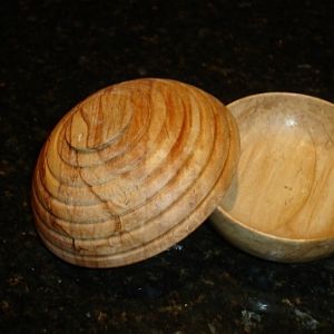 Spaulted maple bowls x 2