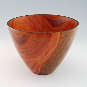 Steep-Sided Red Eucalyptus Bowl