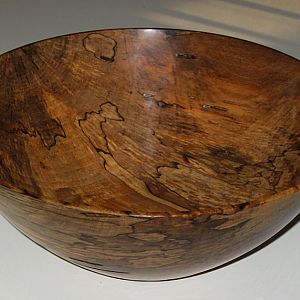 Spalted elm bowl