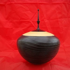 Macrocarpa Hollow Form with Finial