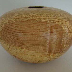 Another spalted Ash hollow form