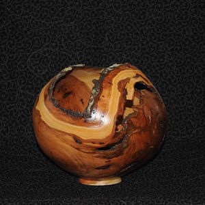 Cherry Natural Edge Hollow Form